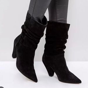 Womens Cianna Slouch Boots-Universal Thread Black